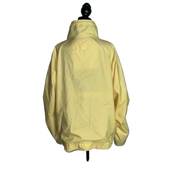 Stefano Mens Track Jacket Size Large Yellow Blue Vintage 80s 90s Windbreaker - Picture 4 of 10